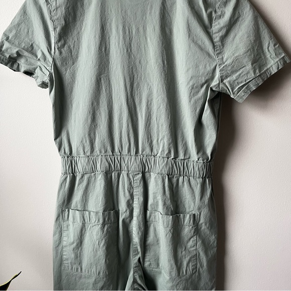 rvca recession dayshift workwear jumpsuit light green small - Picture 6 of 7